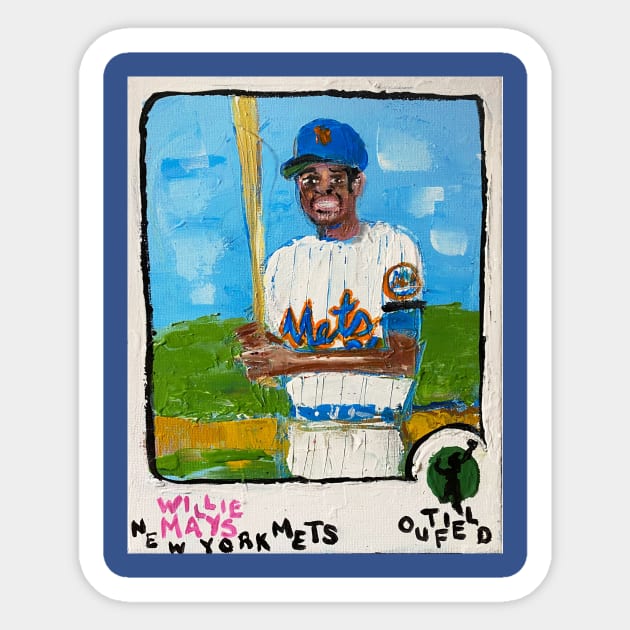 Willie Mays Sticker by ElSantosWorld